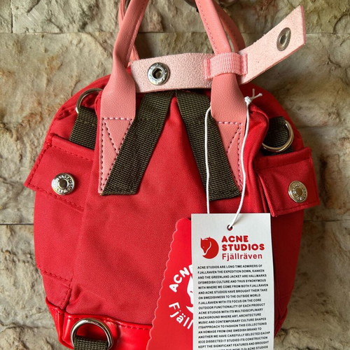 Acne Studios Fjällräven crossbody bag new, watermelon color