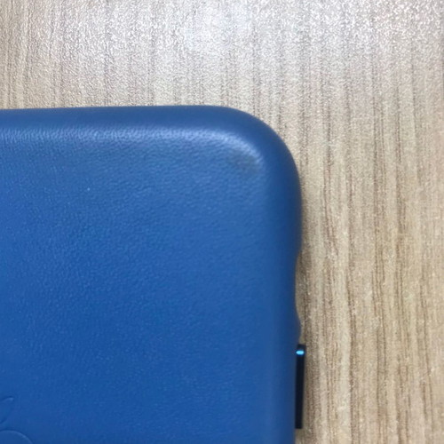 Apple Leather Case for iPhone XS Max used, Cape Cod Blue (MTEW2ZM/A)