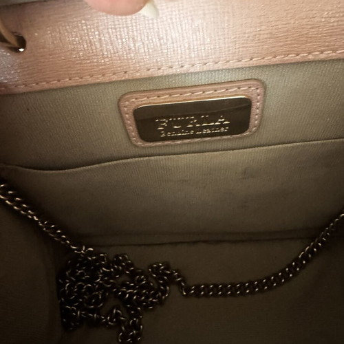 Furla Julia shoulder bag, beige and pink