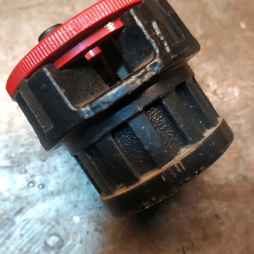Rapid pipe threading dies like new, set of 3 pieces 3/8, 3/4, 1"