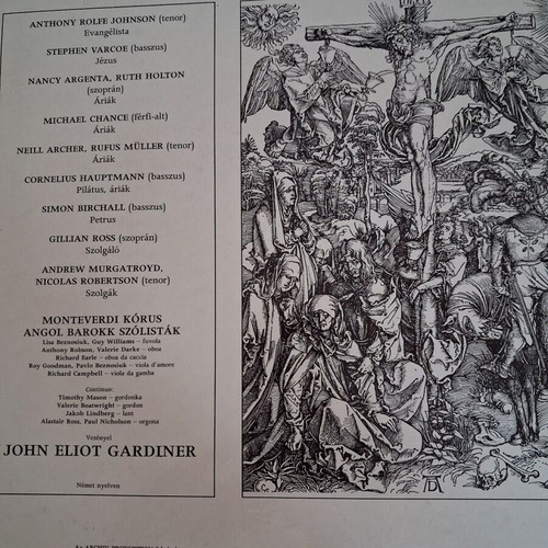 J.S. Bach St. John Passion double record like new, classical