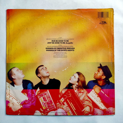 Beats International Dub Be Good To Me 12'' vinyl used, original UK 1990