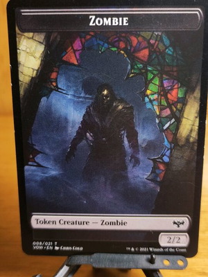 Zombie Token Crimson Vow Magic the Gathering като нов
