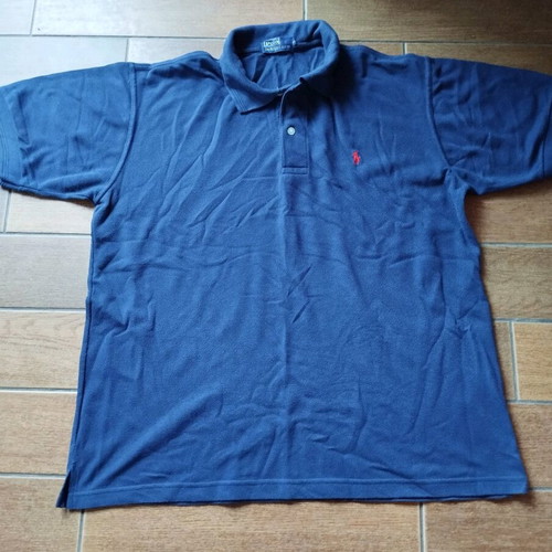 Polo Ralph Lauren blue red polo shirt XL used