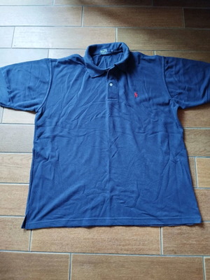 Polo Ralph Lauren blue red polo shirt XL used