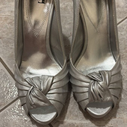 Heels silver size 37 used