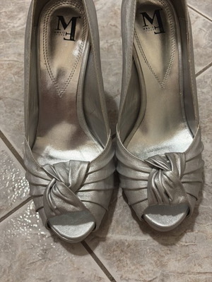 Heels silver size 37 used