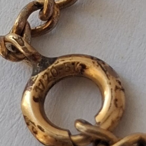 Retro Chaika Gold Plei Women's Winding Necklace Watch like new