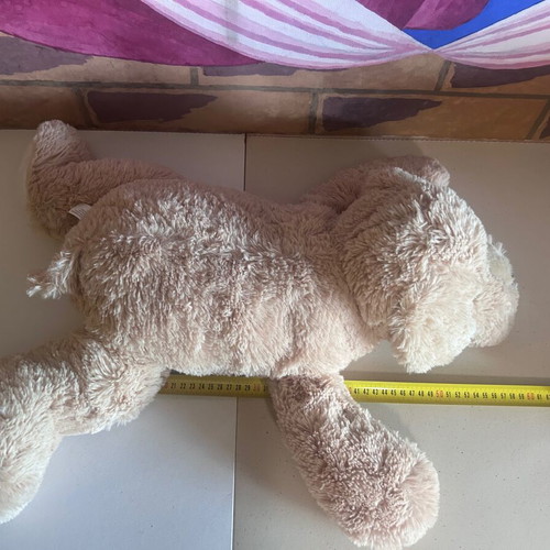 Big Floppy Plush Puppy dog like new, beige
