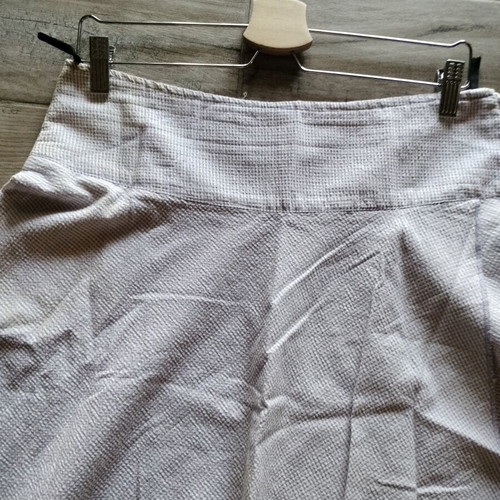 Lilac skirt with star pattern, soft fabric