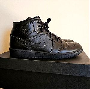 Air Jordan 1 Mid Black size 46