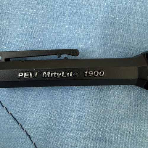 Peli Mitylite 1900 flashlight used, non-LED