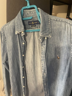 Ralph Lauren τζιν πουκάμισο ανδρικό μέγεθος M σαν καινούργιο