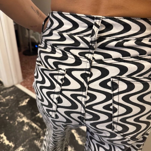 H&M jeans white-black size S like new