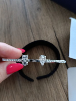 Swarovski bracelet new, silver