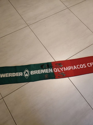 Olympiacos Werder Bremen Champions League scarf, UEFA official