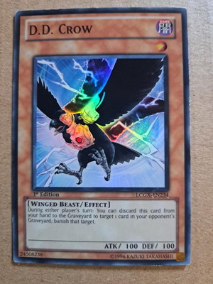 D.D. Crow 1st Edition Super Rare YuGiOh! Σαν καινούργιο