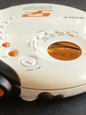 Sony S2 Sports Walkman D-FS601 φορητό CD player και ραδιόφωνο