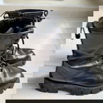  Μαυρο μποτάκι ιταλικό size 38