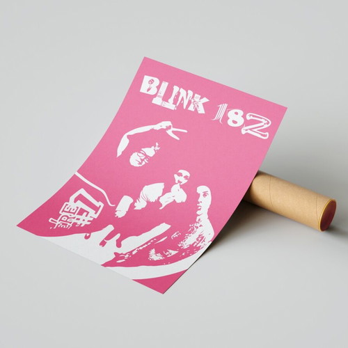 Blink 182 poster new, A3 size without frame