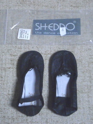 Soft Leather Sheddo Ballet Shoes size 34 new, black