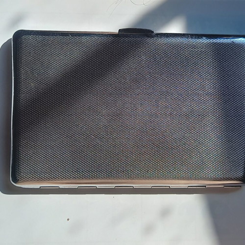 Collectible Cyprus Tobacco Case new, silver color, engraved