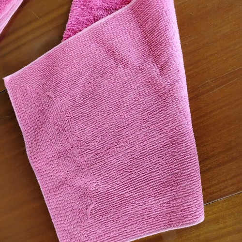 Anti-slip bath mats new, pure cotton, fuchsia color