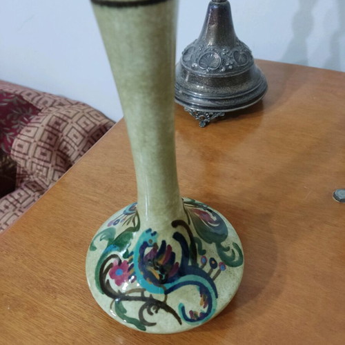 Ceramic vase KERAMIKOS like new with artist signature