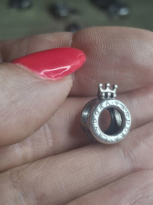 Pandora Charm Crown like new with authentic logo