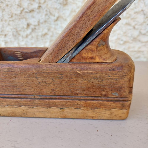 Wooden plane used, antique woodworking tool