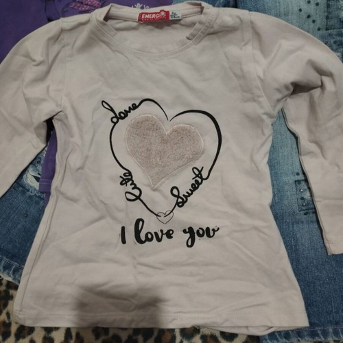 Clothing set for 4-year-old girl like new, 4 pieces multicolored