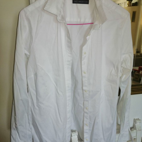 M&S women's shirt L used, white