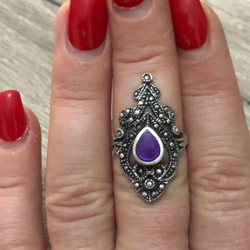Silver 925 ring size 22