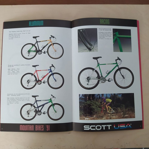 Scott Mountain Bikes 1991 Catalog like new