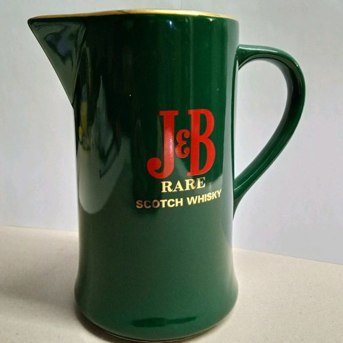 J&B Rare Scotch Whisky clay jug used