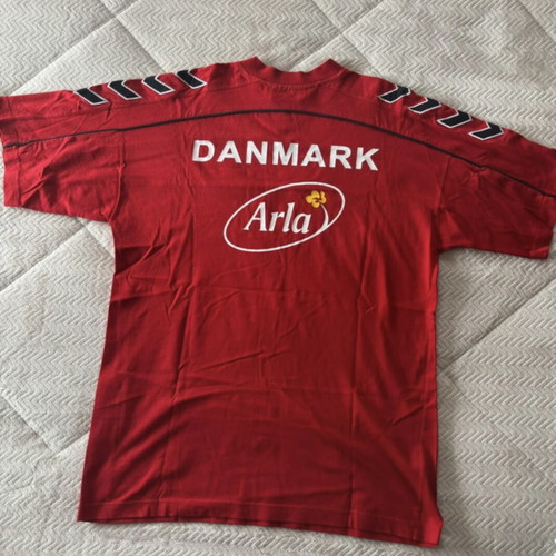Hummel original vintage shirt like new, white and red, size L