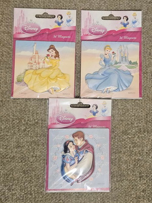 Set of 3d Disney 90's magnets new