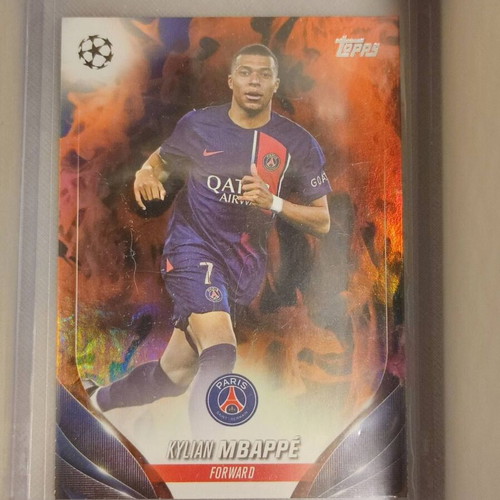 Kylian Mbappe Red Inferno Paris Saint-Germain collectible card like new