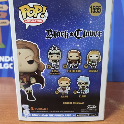 Funko Pop Animation 1555 Black Clover Fuegoleon Glow In the Dark figure new