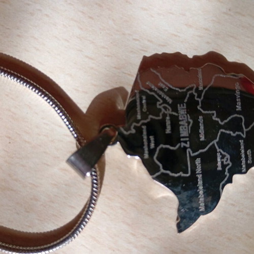 Pendant and chain shaped like Africa new