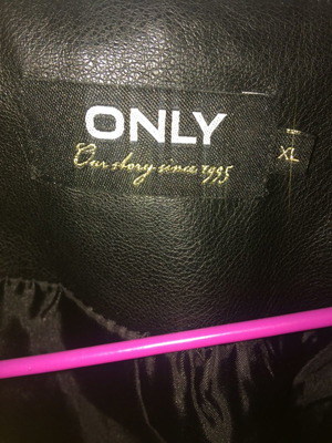 Τζάκετ Only μεταχειρισμένο, δερματίνη και πολυεστέρας, μέγεθος XL