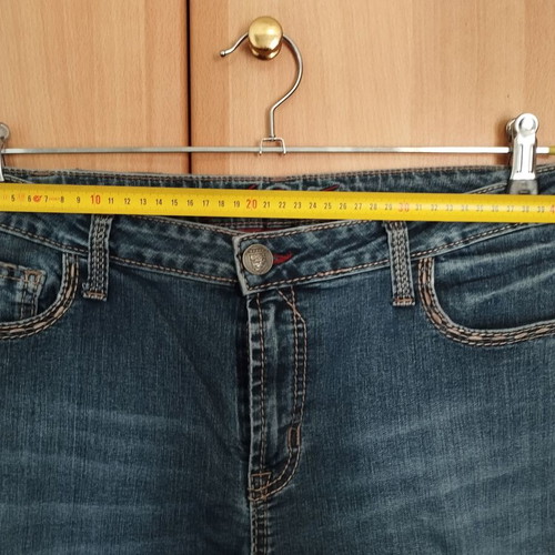 Jeans used, straight fit, size S and M, blue