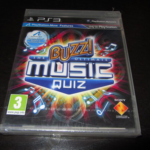 Buzz! The Ultimate Music Quiz Sony PS3 καινούργιο, αγγλικό