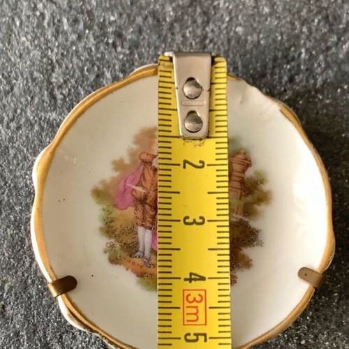 Small Limoge plate used, vintage