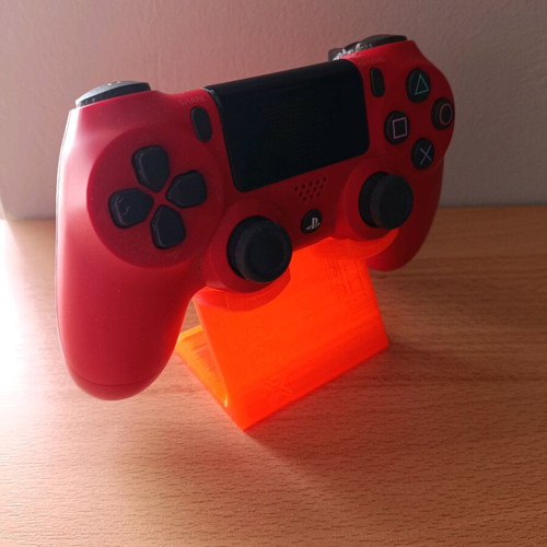 DualSock 4 controller stand orange transparent new