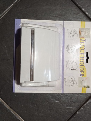 Χαρτοθήκη μπάνιου λευκή πλαστική καινούργια