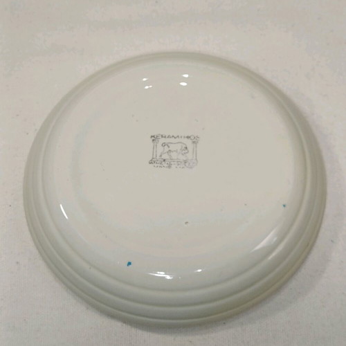 Papastratos vintage ceramic ashtray used