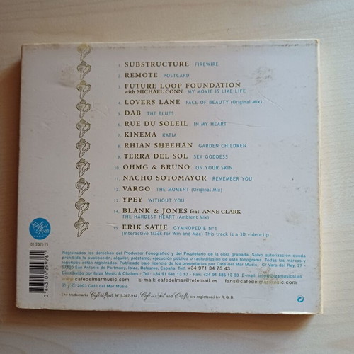Cafe del Mar CD used, moderate condition