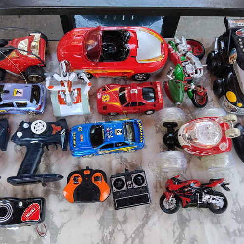 Remote Control Cars from 2000s, used, with some broken parts