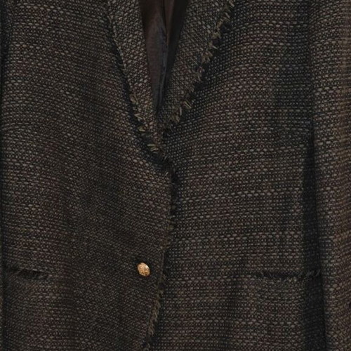 Zara jacket size XL with fringes like new, black and gray